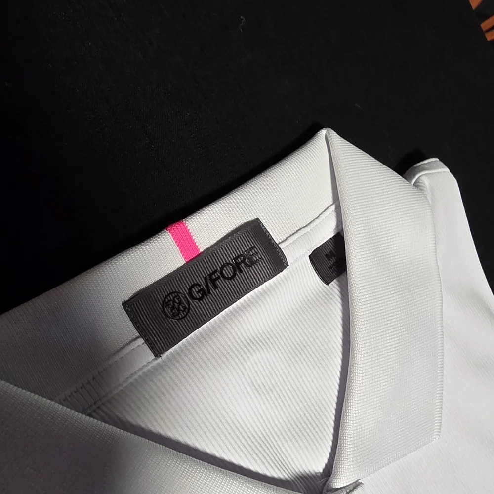 G/FORE White Polo — Bold Graphic Pack - Picture 13 of 14